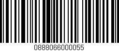 Código de barras (EAN, GTIN, SKU, ISBN): '0888066000055'