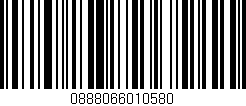 Código de barras (EAN, GTIN, SKU, ISBN): '0888066010580'