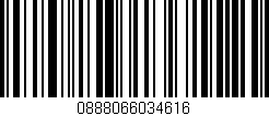 Código de barras (EAN, GTIN, SKU, ISBN): '0888066034616'