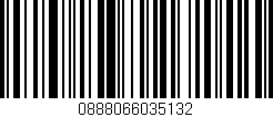 Código de barras (EAN, GTIN, SKU, ISBN): '0888066035132'