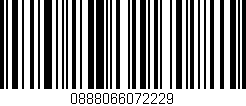 Código de barras (EAN, GTIN, SKU, ISBN): '0888066072229'