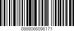 Código de barras (EAN, GTIN, SKU, ISBN): '0888066096171'