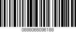 Código de barras (EAN, GTIN, SKU, ISBN): '0888066096188'