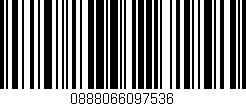 Código de barras (EAN, GTIN, SKU, ISBN): '0888066097536'