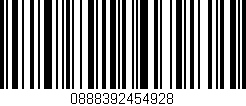 Código de barras (EAN, GTIN, SKU, ISBN): '0888392454928'