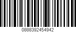 Código de barras (EAN, GTIN, SKU, ISBN): '0888392454942'
