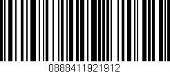 Código de barras (EAN, GTIN, SKU, ISBN): '0888411921912'