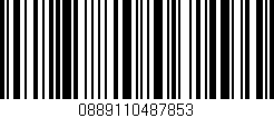 Código de barras (EAN, GTIN, SKU, ISBN): '0889110487853'