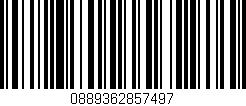 Código de barras (EAN, GTIN, SKU, ISBN): '0889362857497'