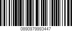 Código de barras (EAN, GTIN, SKU, ISBN): '0890979993447'
