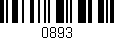 Código de barras (EAN, GTIN, SKU, ISBN): '0893'