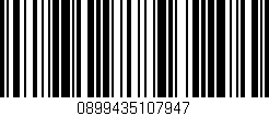 Código de barras (EAN, GTIN, SKU, ISBN): '0899435107947'