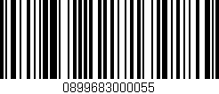 Código de barras (EAN, GTIN, SKU, ISBN): '0899683000055'