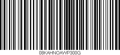 Código de barras (EAN, GTIN, SKU, ISBN): '08KAHNOAWP300G'