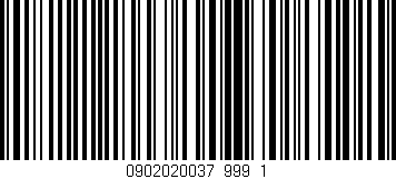 Código de barras (EAN, GTIN, SKU, ISBN): '0902020037_999_1'