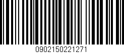 Código de barras (EAN, GTIN, SKU, ISBN): '0902150221271'