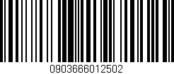Código de barras (EAN, GTIN, SKU, ISBN): '0903666012502'