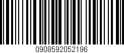 Código de barras (EAN, GTIN, SKU, ISBN): '0908592052196'