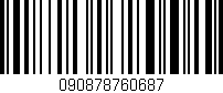 Código de barras (EAN, GTIN, SKU, ISBN): '090878760687'