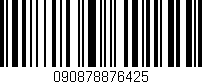 Código de barras (EAN, GTIN, SKU, ISBN): '090878876425'