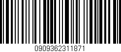 Código de barras (EAN, GTIN, SKU, ISBN): '0909362311871'