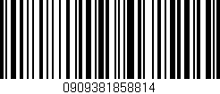Código de barras (EAN, GTIN, SKU, ISBN): '0909381858814'