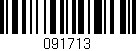 Código de barras (EAN, GTIN, SKU, ISBN): '091713'