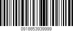 Código de barras (EAN, GTIN, SKU, ISBN): '0918853939999'
