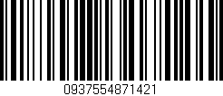 Código de barras (EAN, GTIN, SKU, ISBN): '0937554871421'