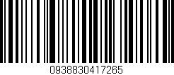 Código de barras (EAN, GTIN, SKU, ISBN): '0938830417265'
