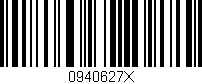 Código de barras (EAN, GTIN, SKU, ISBN): '0940627X'