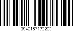 Código de barras (EAN, GTIN, SKU, ISBN): '0942157172233'