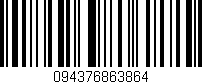 Código de barras (EAN, GTIN, SKU, ISBN): '094376863864'