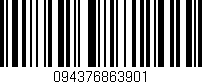 Código de barras (EAN, GTIN, SKU, ISBN): '094376863901'