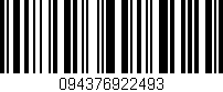 Código de barras (EAN, GTIN, SKU, ISBN): '094376922493'