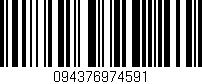Código de barras (EAN, GTIN, SKU, ISBN): '094376974591'