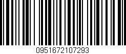 Código de barras (EAN, GTIN, SKU, ISBN): '0951672107293'