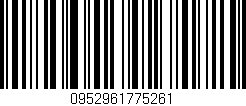 Código de barras (EAN, GTIN, SKU, ISBN): '0952961775261'