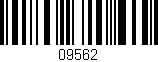 Código de barras (EAN, GTIN, SKU, ISBN): '09562'