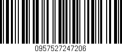 Código de barras (EAN, GTIN, SKU, ISBN): '0957527247206'