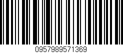 Código de barras (EAN, GTIN, SKU, ISBN): '0957989571369'