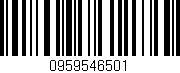 Código de barras (EAN, GTIN, SKU, ISBN): '0959546501'
