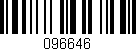 Código de barras (EAN, GTIN, SKU, ISBN): '096646'