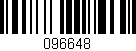 Código de barras (EAN, GTIN, SKU, ISBN): '096648'