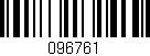 Código de barras (EAN, GTIN, SKU, ISBN): '096761'