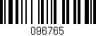 Código de barras (EAN, GTIN, SKU, ISBN): '096765'