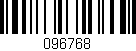 Código de barras (EAN, GTIN, SKU, ISBN): '096768'