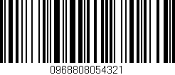 Código de barras (EAN, GTIN, SKU, ISBN): '0968808054321'