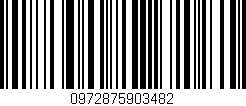 Código de barras (EAN, GTIN, SKU, ISBN): '0972875903482'