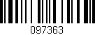 Código de barras (EAN, GTIN, SKU, ISBN): '097363'